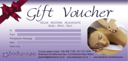 Bodyinsync Gift Voucher Feb 2012